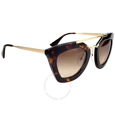 Prada Catwalk Cinema Brown Gradient Sunglasses 0PR 09QS 